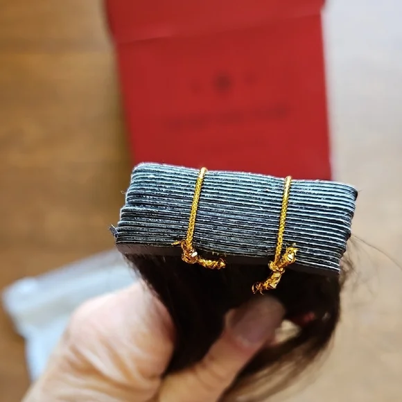 12" Tape-in Moresoo Hair Brown Extensions - Picture 7 of 10